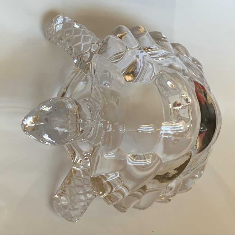 Home Glass Turtle Handmade Art Collectibles Home Ornaments ( Large 7”X5”)